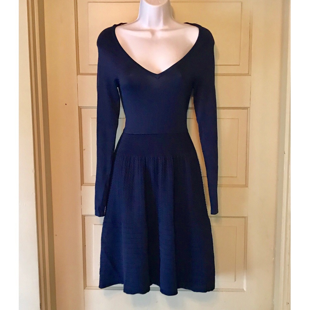 Victoria’s Secret Navy Blue Long Sleeve Dress - XS